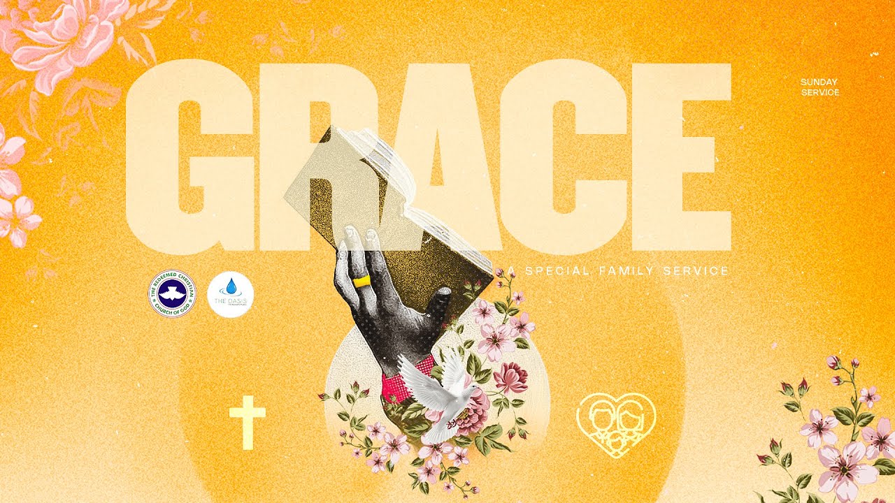Yellow flyer with Grace written on it